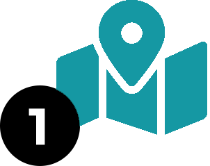 Du musst nur Deinen Standort eingeben